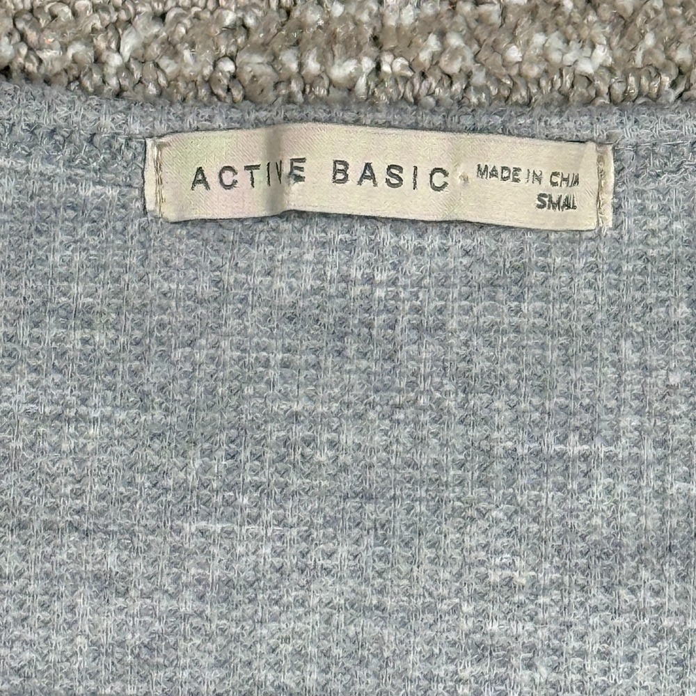 Active Basic Waffle Knit Henley Tops Women Small Lot 3 Long Sleeve Thermal Shirt - Picture 3 of 14